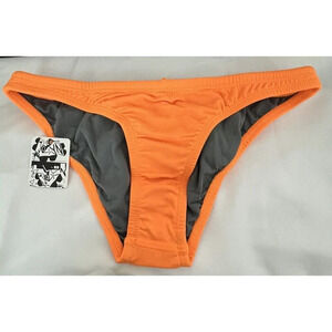 Jolyn Bikini Swim Bottom Large Europe Style Orange (Citrus) New With‎ Tags